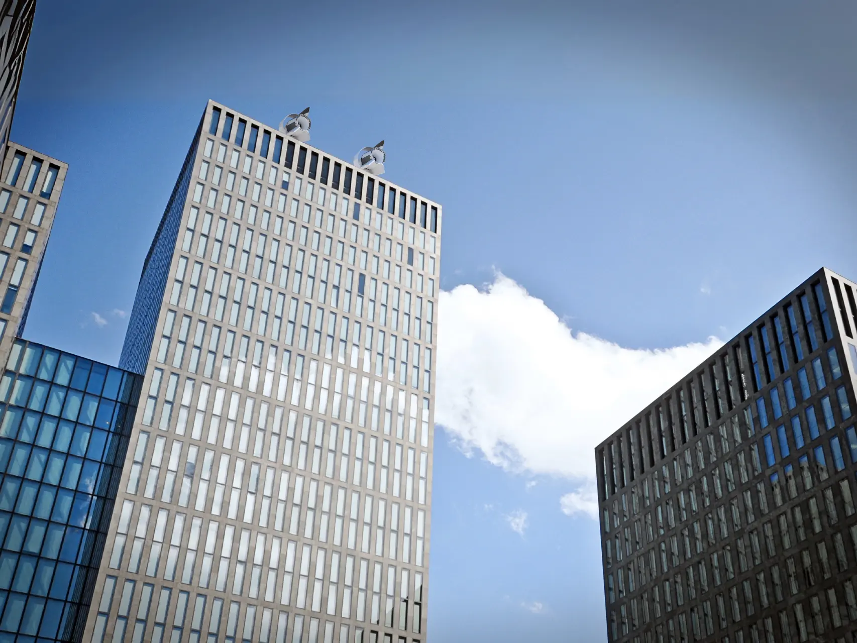Windenergie auf urbanen Hochhäusern